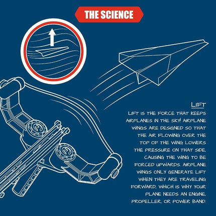 CrunchLabs by Mark Rober, Turbo Trick Paper Airplane, Fold, Launch, Fly