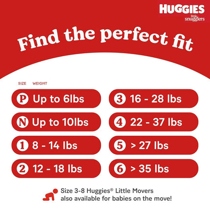 HUGGIES LITL SNUGLR ECON+ Diaper SZ6 108
