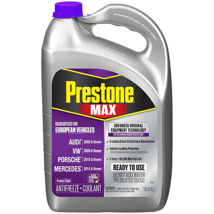 Prestone MAX Euro Violet 50/50 Antifreeze Car Cool