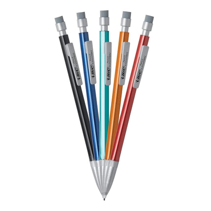 Porte-mines de précision Xtra, corps métallique, pointe fine (0,5 mm), lot de 24, ne tache pas et s'efface proprement, nouvelle édition