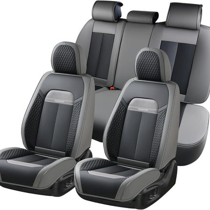 FLORICH Full Set Car Seat Covers 5pcs, Breathable 