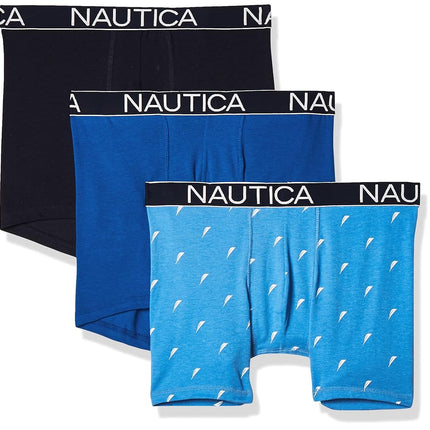 Nautica Men's 3-Pack Classic Cotton Stretch Boxer 