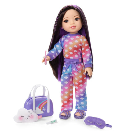 American Girl, AG Sisters Staying Up Late Styles Doll Clothes for 14.5 Inch Dolls, Pack of 8, for Ages 4+, Multi-Colour