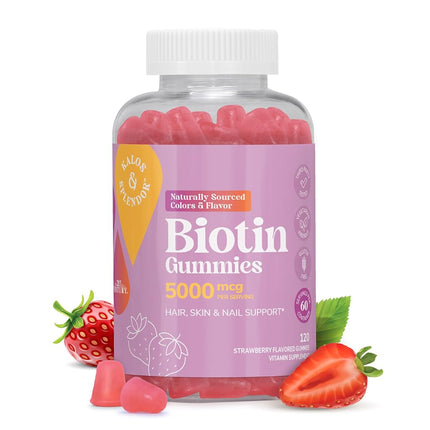 21st Century Vitajoy Biotin Gummies, Strawberry, 1