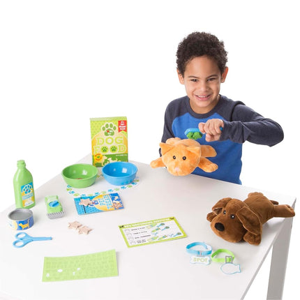 Melissa & Doug Feeding & Grooming Pet Care Play Set