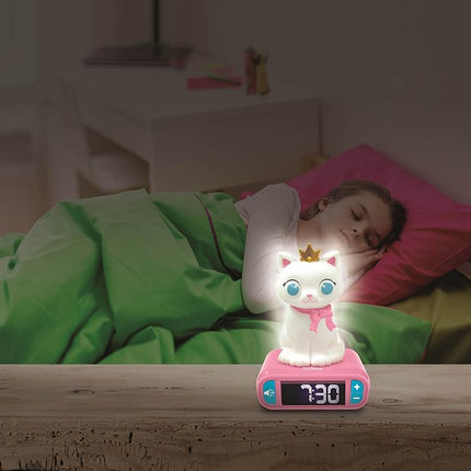 LEXIBOOK, Kitten Nightlight Alarm Clock, RL800KT
