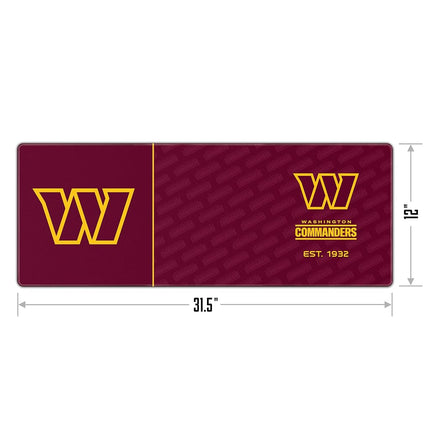 YouTheFan NFL Washington Commanders Logo Series Desk Pad SMU