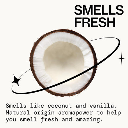 PACIFICA Lingettes déodorantes pour aisselles - Lait de coco et huile essentielle pour femme, 30 lingettes, BLANC, (Lot de 1)