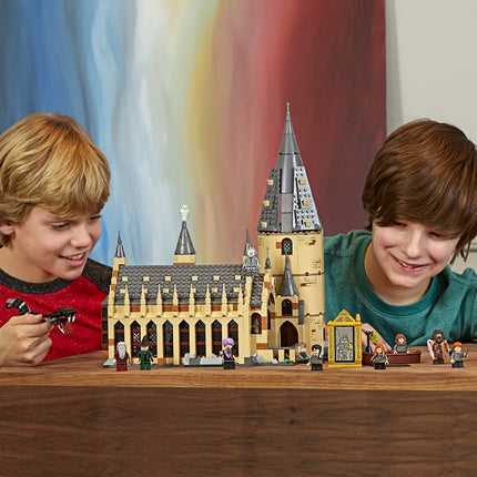 LEGO 75954 Harry Potter Hogwarts Great Hall Building Kit - 878 Pieces
