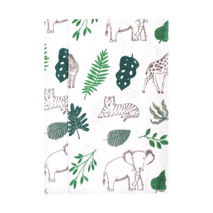 Langes à Rot unisexe en flanelle pour bébé Hudson Baby, lot de 7, motif Jungle, taille unique