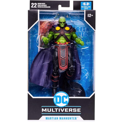 McFarlane Toys, DC Multiverse Martian Manhunter 7-inch Action Figure with 22 Moving Parts, Collectible DC Rebirth Figure with Unique Collector Character Card – Ages 12+