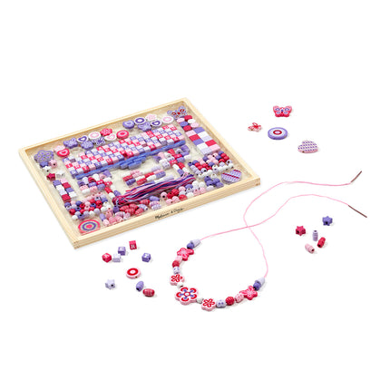 Melissa & Doug Colección de Lujo - Juego de Cuentas de Madera