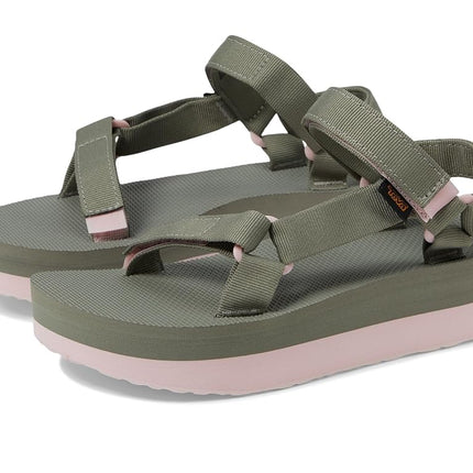 Teva - Womens Flatform Universal Sandal, Color Oli