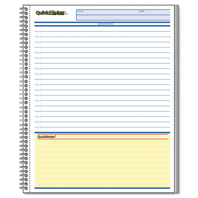 Mead Cambridge Limited Business Notebook, Ruled, Letter, White, 80 Sheets/Pad