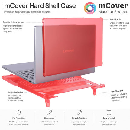 mCover Case ONLY Compatible for 2025-2026 15" Lenovo IdeaPad Slim 3 15AHP10 / 15ARP10 / 15IRH10 / 15IRU10 Series Windows Computers (NOT Fitting Any Other Lenovo Models) (Black)