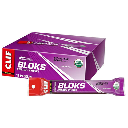 CLIF BLOKS - Mountain Berry Flavour - Energy Chews