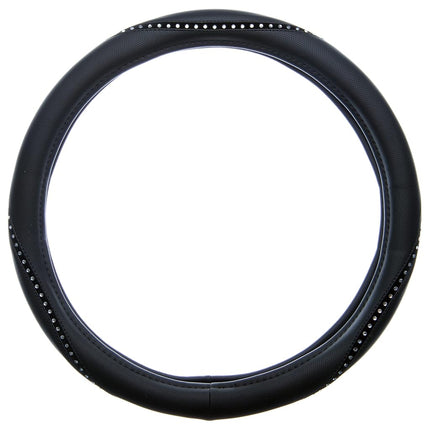 Custom Grip 38466P Black Rope Bling TPE Core Steering Wheel Cover