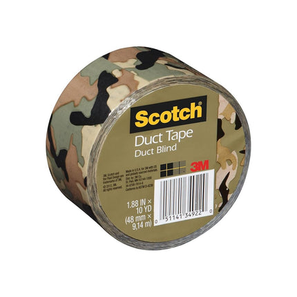 Scotch 3M Printed Duct Tape 1.88" X10yd-Camo