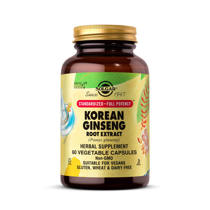 Solgar – Standardized Full Potency Korean Ginseng 