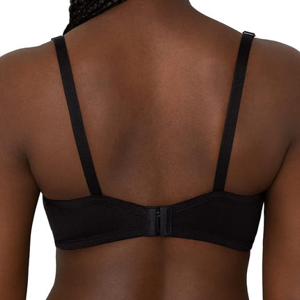 Fruit of the Loom Women's T-Shirt Bra, Opaque, Black Hue/Sand/White, 40E (Pack of 3)