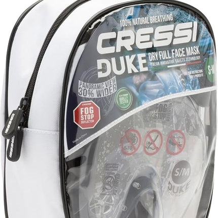 Cressi Duke Dry, Clear/Lime, S/M