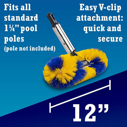 Cepillo para piscina GoRound 360 Pro de 12 pulgadas