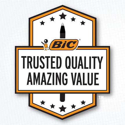 Bic Cristal Stic Medium Ball Pen, Black 10 ea