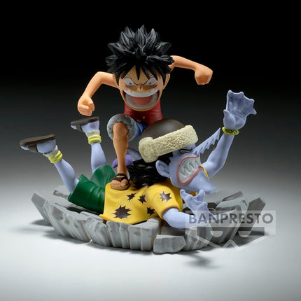 BANPRESTO ONE Piece World COLLECTABLE Figure Log Stories - Monkey D. Luffy VS Arlong