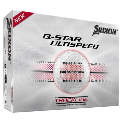 Srixon Q-Star Ultispeed Track Golf Balls, White