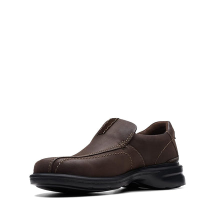 Clarks Gessler Step Mens Loafer, Dark Brown, 47 EU Wide