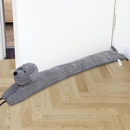 Marwood Decorative Wind Stopper 96cm Door & Window Draft Stopper Snake Noise Blocker Grey Dog 38"