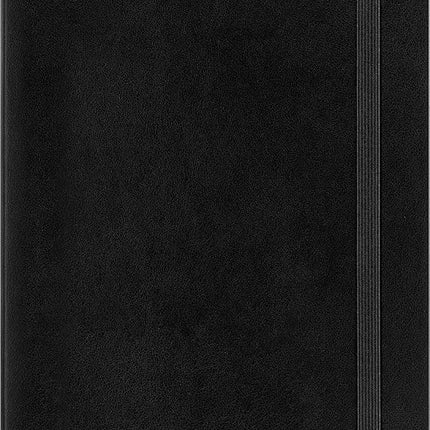 Moleskine Classic Soft Cover Notebook - Dot Grid - Large - Black, (QP619)