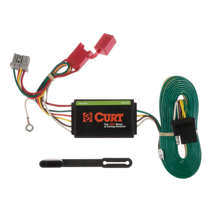 CURT Manufacturing 56161 Vehicle-Side Custom 4-Pin Trailer Wiring Harness,Fits Select Honda Odyssey,Black