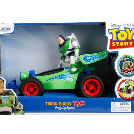 Disney Pixar Toy Story 4 Turbo Buggy W/Buzz Lightyear Radio Control Vehicle, 2.4 Ghz, 1: 24