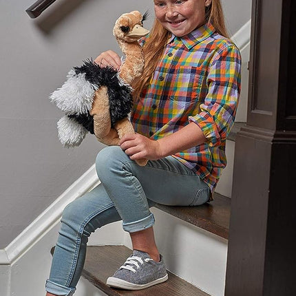 Wild Republic Ostrich, Stuffed Animal, Plush Toy, Gifts for Kids, Cuddlekins 12 Inches