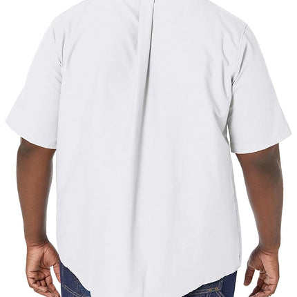 Red Kap Men's Size RK Poplin Dress Shirt, White, X-Large/Tall