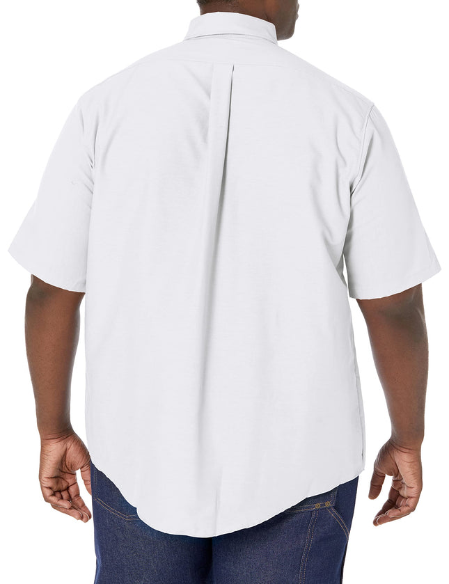 Red Kap Men's Size RK Poplin Dress Shirt, White, X-Large/Tall