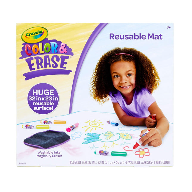 Crayola Color and Erase Mat, Giant Reusable Colori