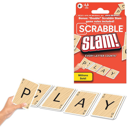 Winning Moves Scrabble Slam, Fast Paced Card Game 