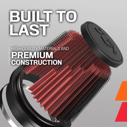 K&N Universal Clamp-On Air Filter: High Performance, Premium, Washable, Replacement Engine Filter: Flange Diameter: 6 In, Filter Height: 12 In, Flange Length: 1 In, Shape: Round, RU-3040