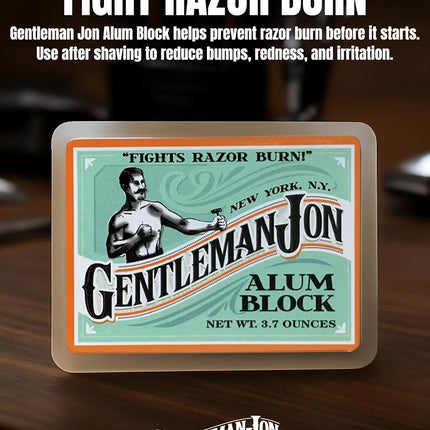 Gentleman Jon 100ml Alum Block in Plastic Case