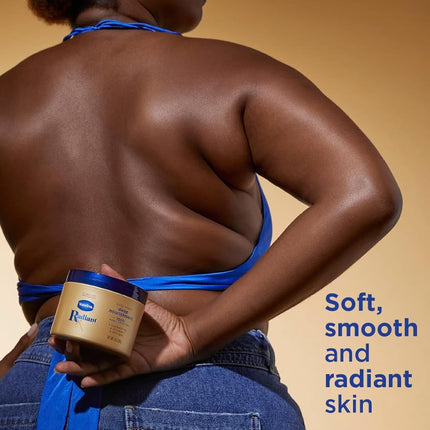 Vaseline Radiant X Deep Nourishment Body Cream with Niacinamide and Peptides 10 oz