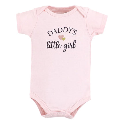 Lot de 3 bodys en coton Hudson Baby unisexe, pour fille, coloris rose marine, 12-18 mois