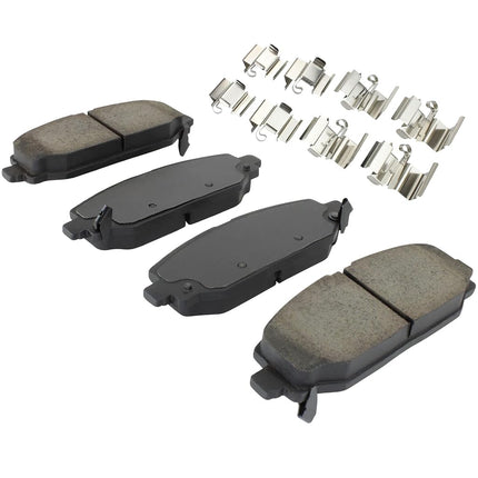 QUALITY-BUILT Premium Ceramic Rear Brake Pads (1001-2186C) Compatible with Jeep Wrangler 2022-2018