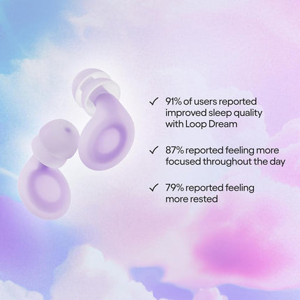 Loop Dream Ear Plugs - Soft Silicone Hearing Protection for Sleep & Snoring
