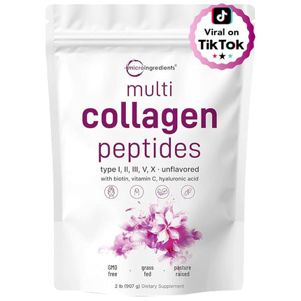 US Origin Pure Collagen Powder, 2 Pounds (32 Ounce