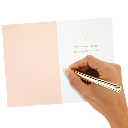 Hallmark Signature Bridal Shower Card (Showered with Love)