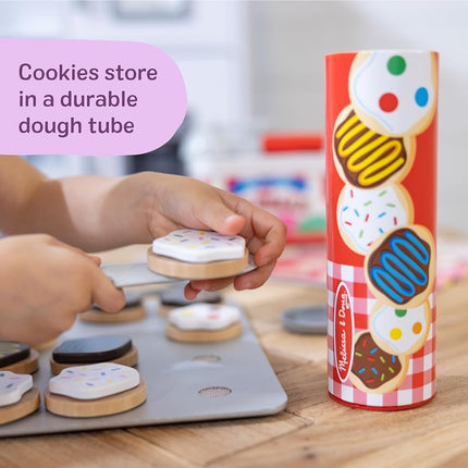 Melissa & Doug Slice and Bake Wooden Cookie Play Food Set