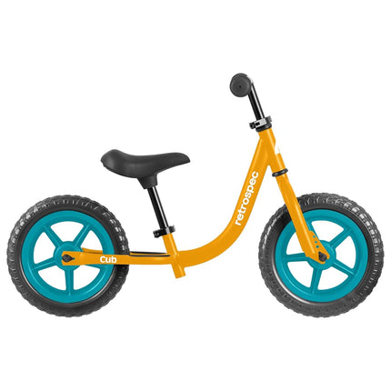 Retrospec Cub 2 Toddler 12" Balance Bike, 18 Months - 3 Years Old, No Pedal Beginner Kids Bicycle for Girls & Boys, Flat-Free Tires, Adjustable Seat, & Durable Frame