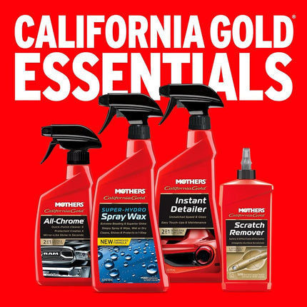 MOTHERS 05724 California Gold Spray Wax, 24 oz., RED,BLACK